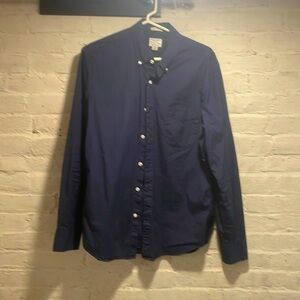 Jcrew secret wash slim untucked oxford shirt sz M